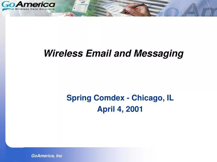 wireless email and messaging