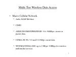 Multi-Tier Wireless Data Access - slide 1