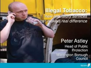 Illegal Tobacco: how regulatory services can make a real difference