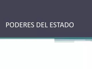 poderes del estado