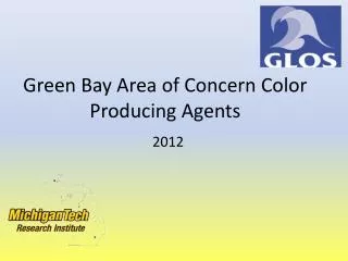 Green Bay Area of Concern Color Producing Agents