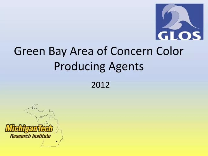 green bay area of concern color producing agents