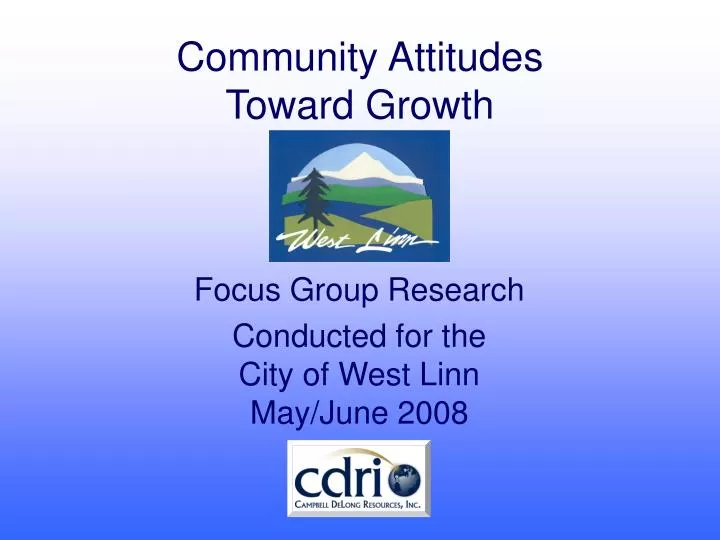 community attitudes toward growth