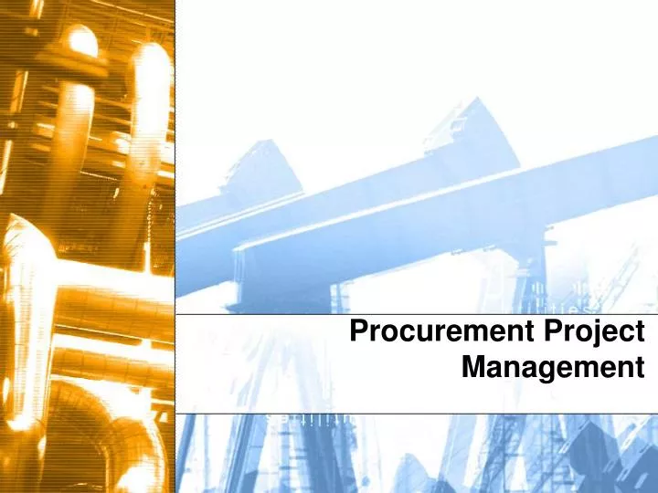 procurement project management