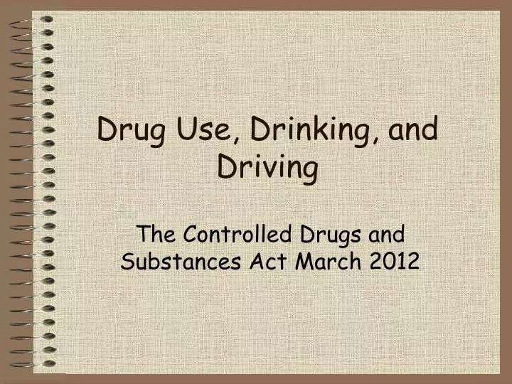 drug use drinking and driving