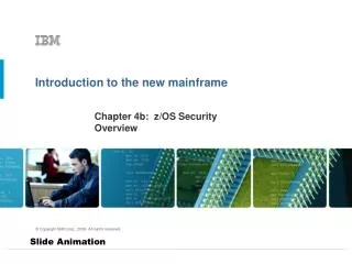 chapter 4b z os security overview