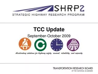 TCC Update September-October 2009