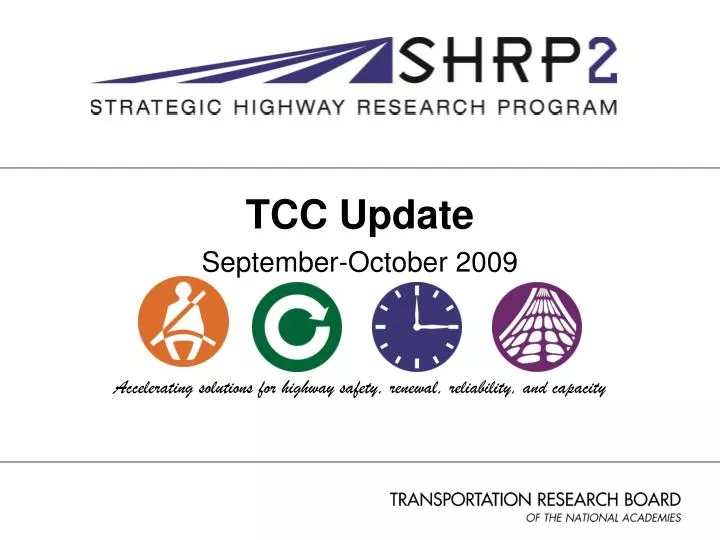 tcc update september october 2009