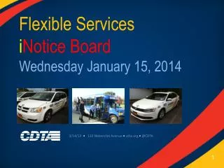 Flexible Services i Notice Board Wednesday January 15, 2014