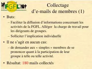 collectage d e mails de membres 1