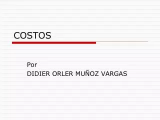 costos
