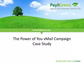 The Power of You vMail Campaign Case Study