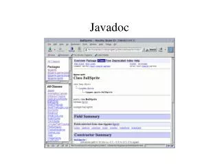 Javadoc