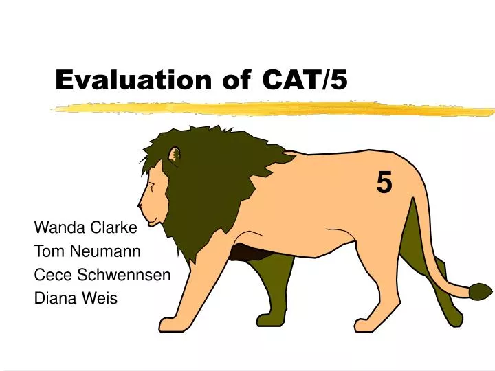 evaluation of cat 5