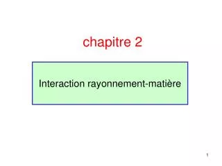 chapitre 2