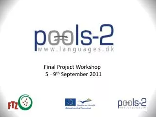 Final Project Workshop 5 _ 9 th September 2011