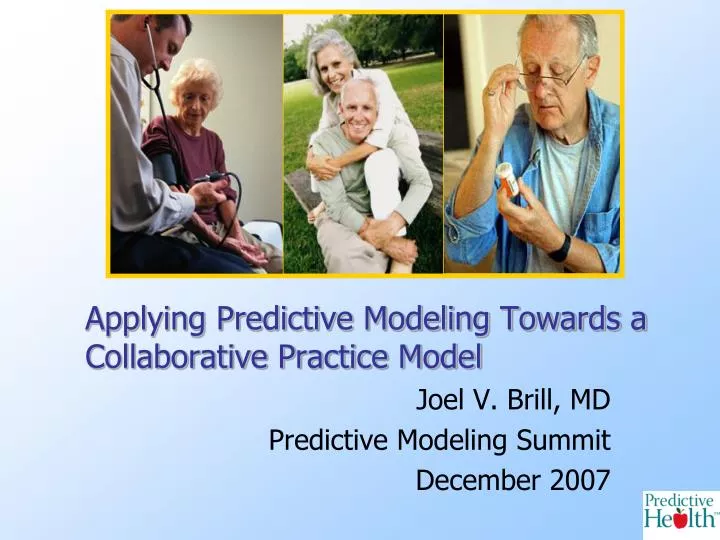applying predictive modeling towards a collaborative practice model