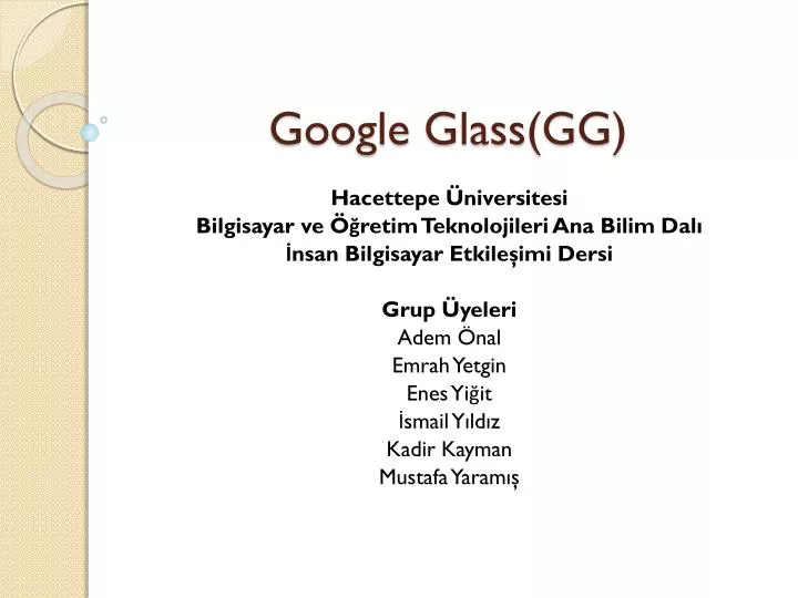 google glass gg