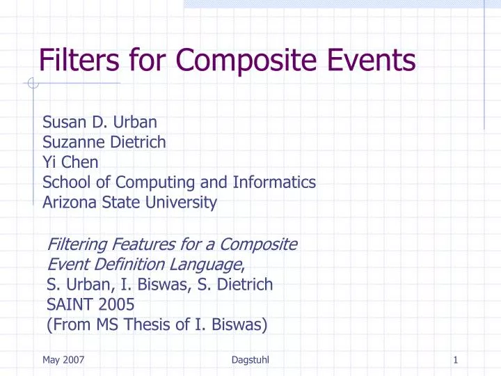 filters for composite events