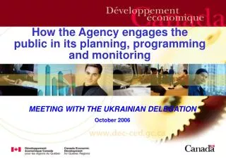 How the Agency engages the public in its planning, programming and monitoring