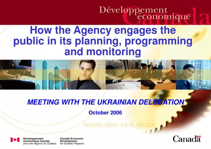 how the agency engages the public in its planning programming and monitoring