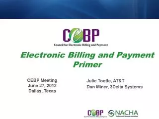 Electronic Billing and Payment Primer