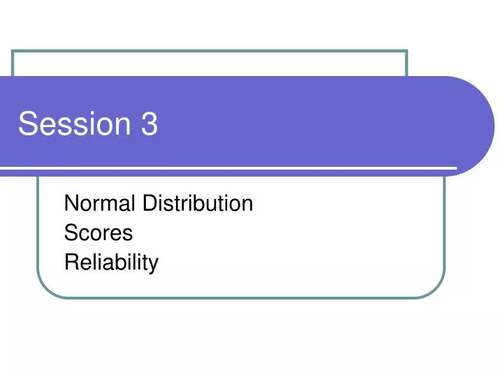 session 3