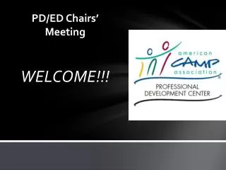 PD/ED Chairs’ Meeting