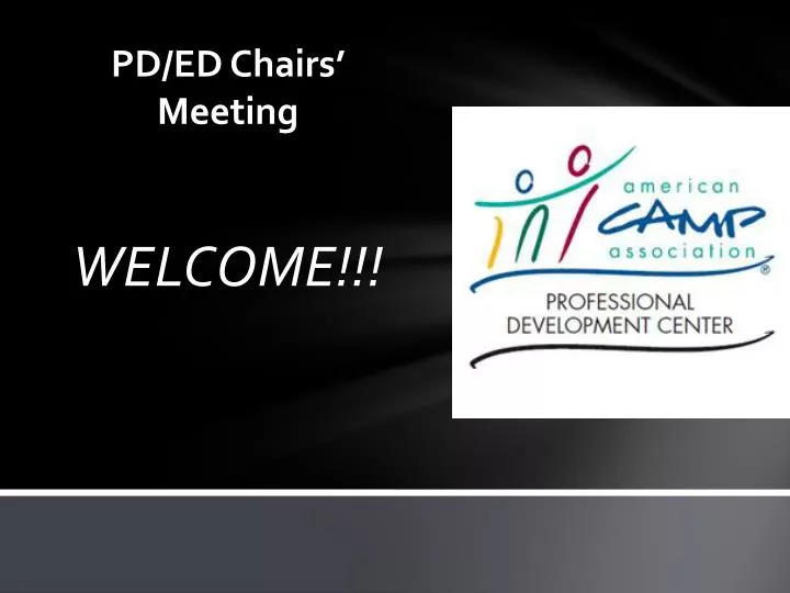 pd ed chairs meeting