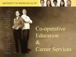 Co-operative Education &amp; Career Services