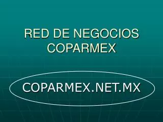 red de negocios coparmex