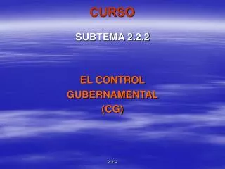 curso