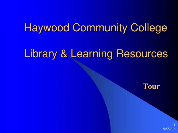 haywood community college library learning resources
