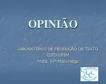 OPINIÃƒO - slide 1