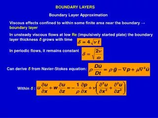 BOUNDARY LAYERS