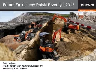 Forum Zmieniamy Polski Przemysł 2012