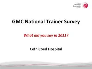 GMC National Trainer Survey