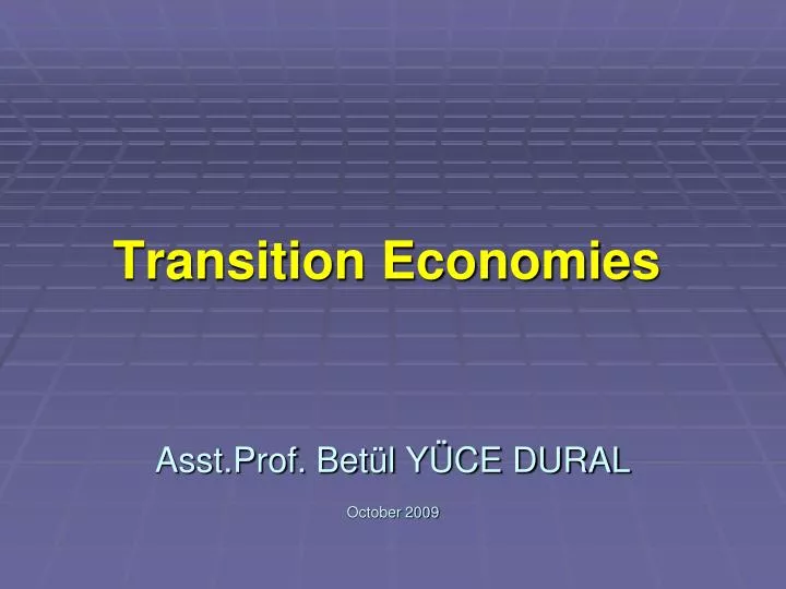 transition economies