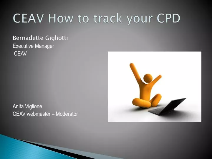 ceav how to track your cpd