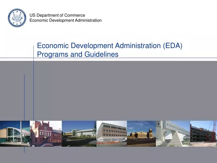 economic development administration eda programs and guidelines