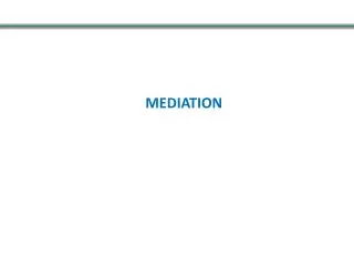 MEDIATION