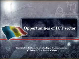 Opportunities of ICT sector