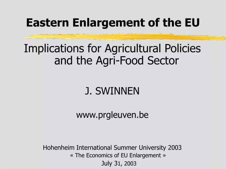 eastern enlargement of the eu