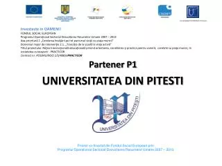 partener p1 universitatea din pitesti