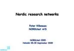 Nordic research networks - slide 1