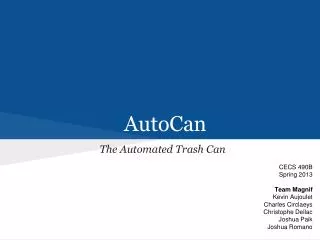 AutoCan