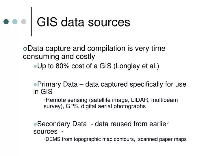 gis data sources