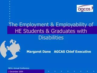 The Employment &amp; Employability of HE Students &amp; Graduates with Disabilities