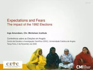 Expectations and Fears The impact of the 1992 Elections