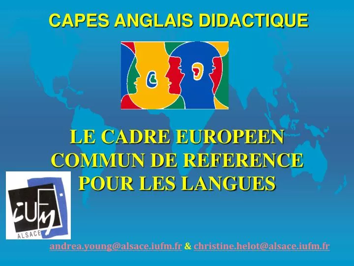 le cadre europeen commun de reference pour les langues